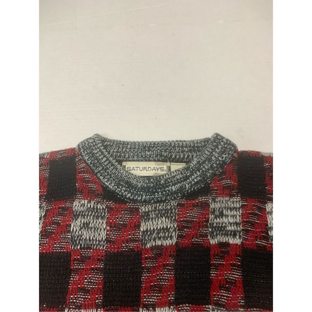 Vintage Knit Patterned Sweater - Picture 4 of 7